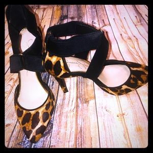 Sexy Leopard Strappy Heels (Box included) Genuine